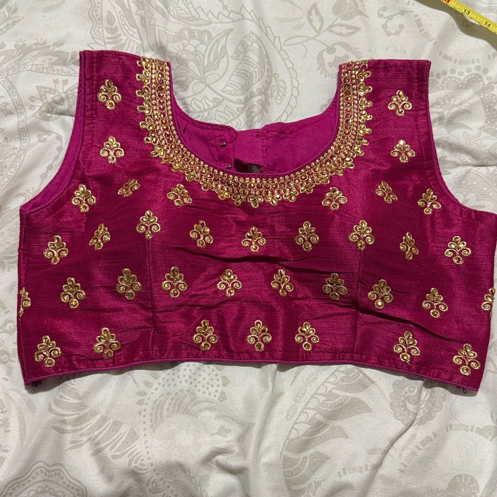 Pink Embroidered Blouse